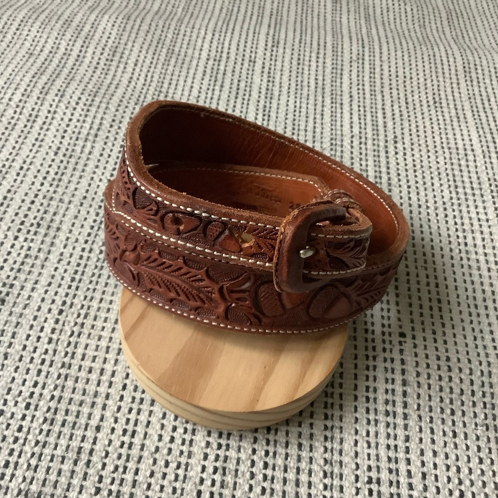 Vogt leather waist belt